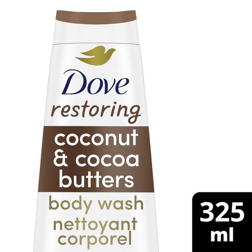 Dove Restoring Body Wash Coconut & Cocoa Butters For Healthy-Looking Skin 325 ml