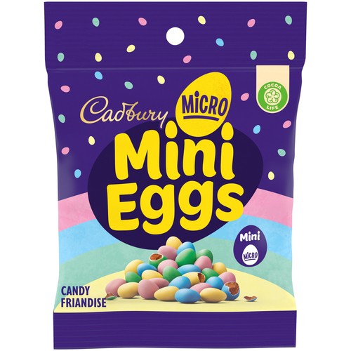 Cadbury Micro Mini Eggs Chocolate Candy 90 g