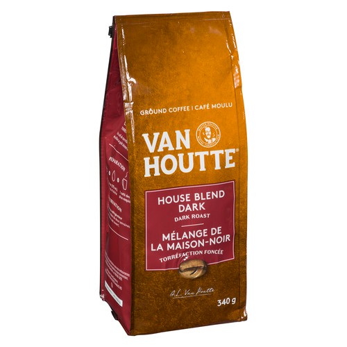 Van Houtte Ground Coffee House Blend Dark Roast 340 g