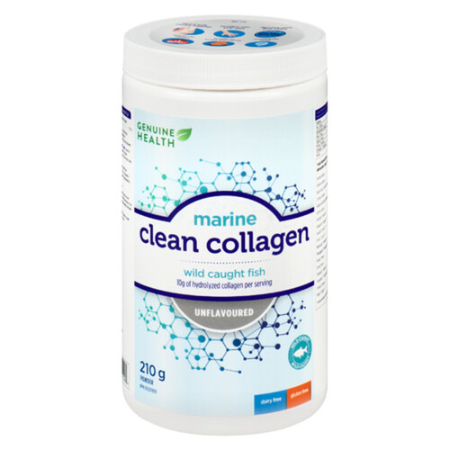 Genuine Health Marine Clean Collagen Powder Unflavoured 210 g