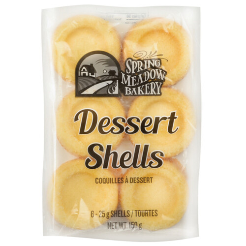 Spring Meadow Bakery Dessert Shells 6 Pack 150 g (frozen)