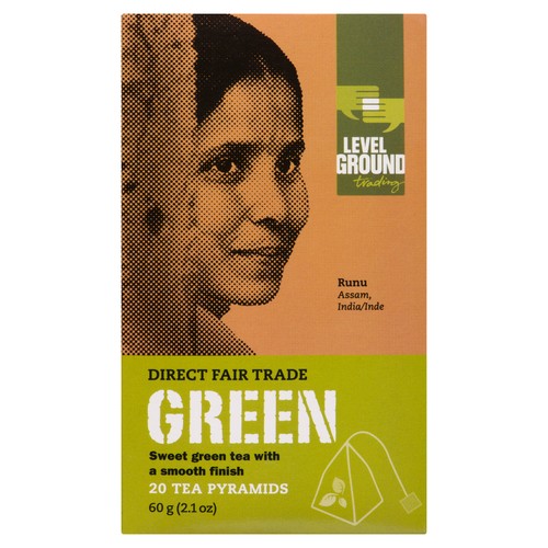 Level Ground Trading Green Tea Pyramids 60 g
