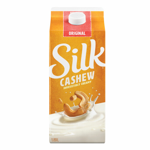 Silk Dairy Free Creamy Cashew Beverage Original 1.89 L