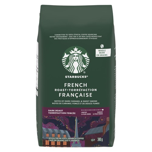 Starbucks Whole Bean Coffee French Roast 340 g