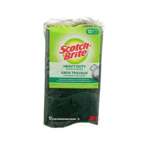 Scotch-Brite Scrub Sponges Heavy Duty 12 Pack