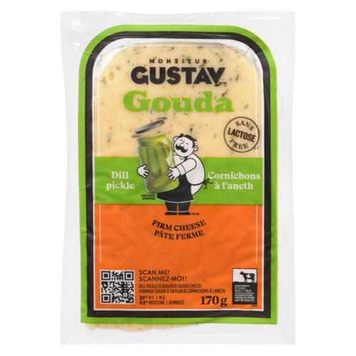 Monsieur Gustav Gouda Cheese Dill Pickle 170 g