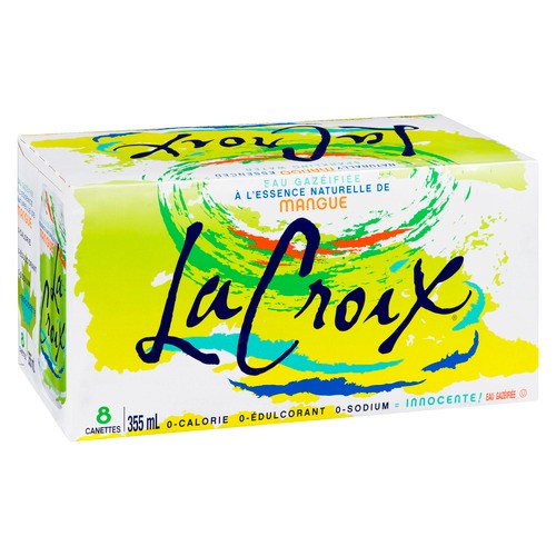La Croix Sparkling Water Mango 8 x 355 ml (cans)