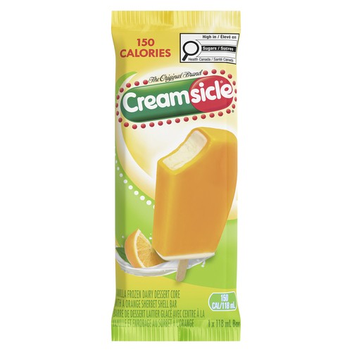 Popsicle Creamsicle Ice Cream Bar 118 ml