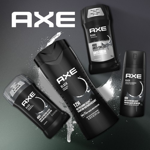 Axe Dual Action Deodorant Body Spray Black Variant 113 g