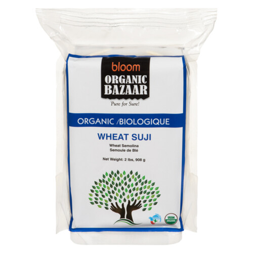 Bloom Organic Bazaar Wheat Suji (Semolina) 908 g