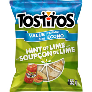 Tostitos Gluten-Free Tortilla Chips Hint Of Lime 455 g