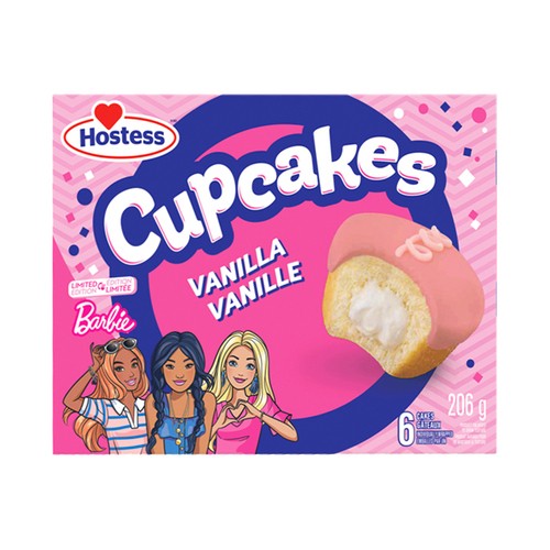 Hostess Cupcakes Barbie Vanilla 206 g