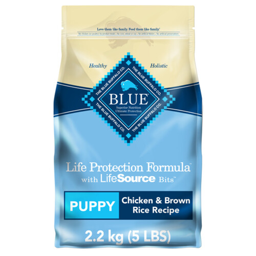 Blue Buffalo Dry Dog Food Puppy Life Protection Formula Chicken & Brown Rice 2.2 kg