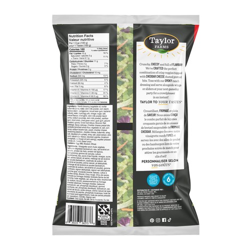 Taylor Farms Salad Kit Smoky Ranch 328 g