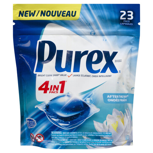 Purex Ultra Packs Laundry Detergent After The Rain 23 Packs