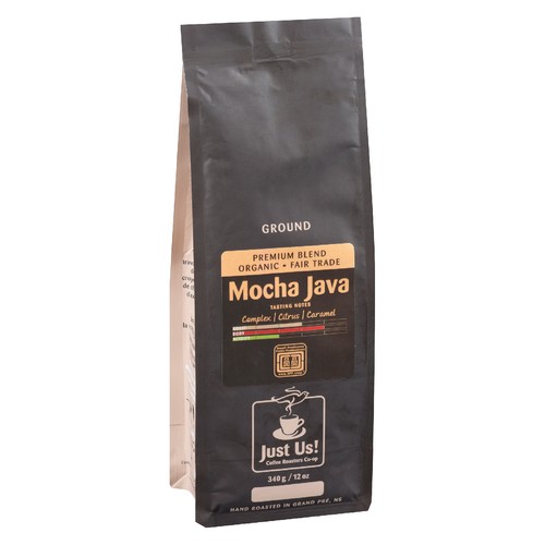 Just Us! Organic Ground Coffee Mocha Java 340 g