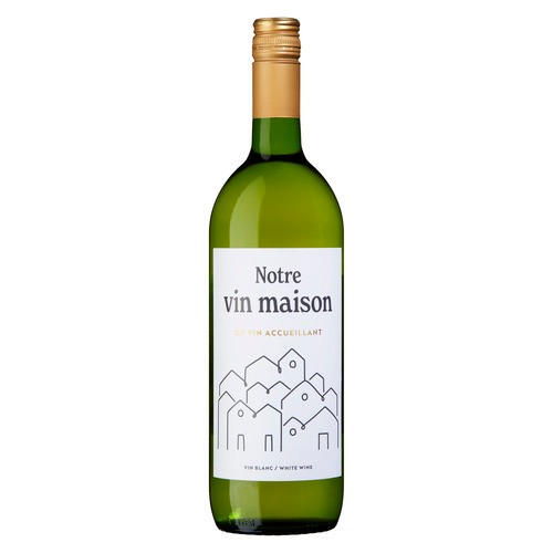 Notre Vin Maison White Wine Fruity & Sweet 1 L (bottle)