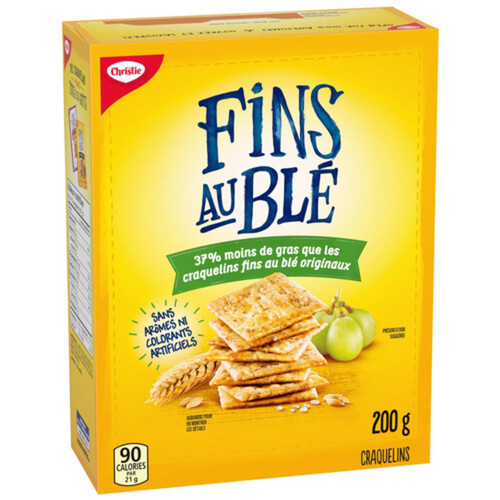 Christie Wheat Thins Crackers 37% Less Fat 200 g