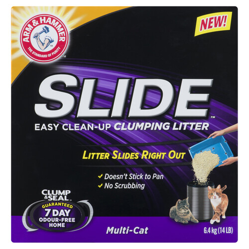 Arm & Hammer Slide Cat Clumping Litter Multi-Cat 6.4 kg