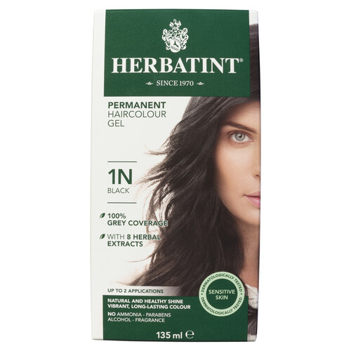 Herbatint Hair Colouring 1N Black 135 ml