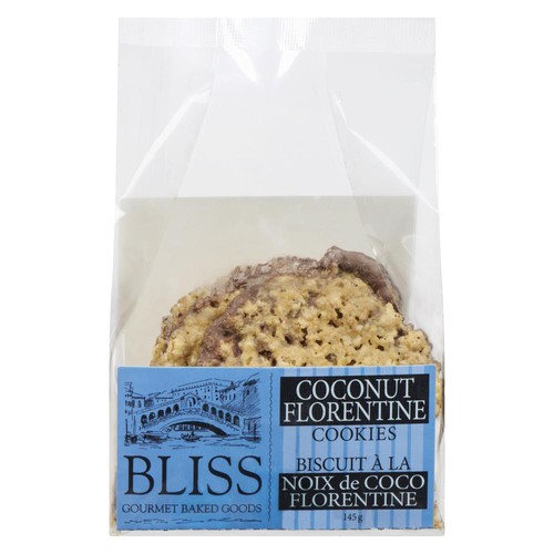 Bliss Gourmet Cookies Coconut Florentine 145 g
