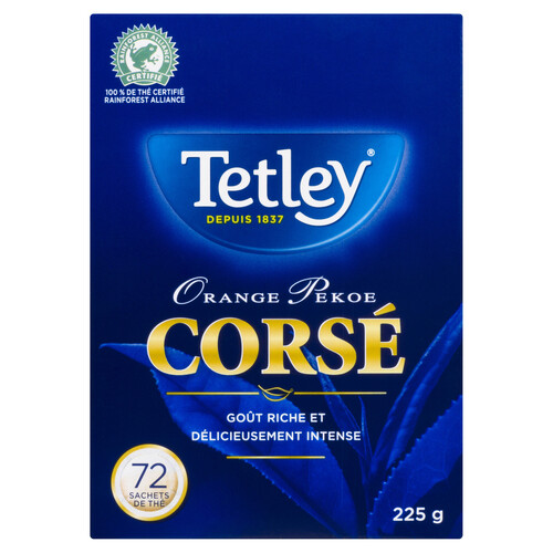 Tetley Tea Bold Orange Pekoe 72 Tea Bags 