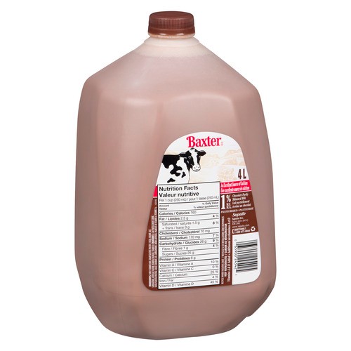 Baxter Chocolate Milk 1% 4 L