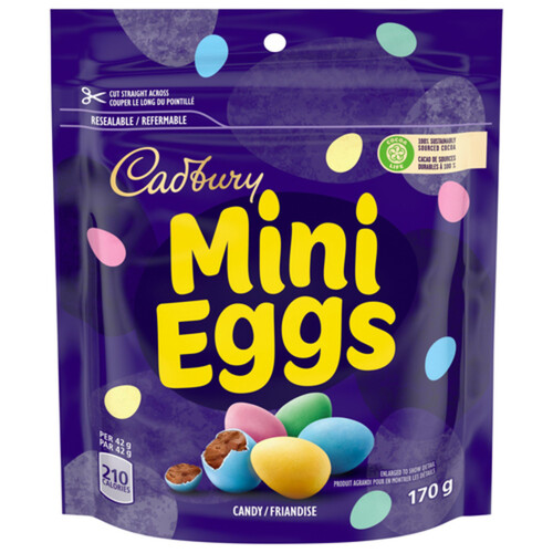 Cadbury Mini Eggs Chocolatey Candy Eggs 170 g