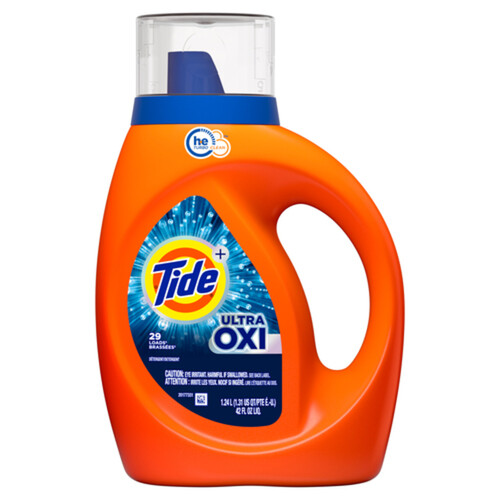 Tide Liquid Laundry Detergent Original With Oxi 1.24 L