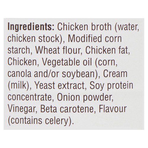 Campbell's Condensed Soup No Salt Added Cream Of Chicken 284 ml