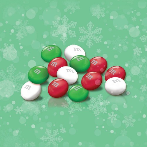 M&M's Chocolate Holiday Mint Stand Up Bag 165 g