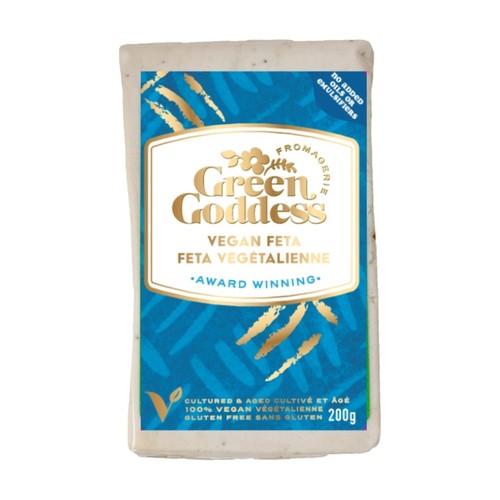 Green Goddess Fromagerie Vegan Cheese Feta Creamy And Crumbly 200 g
