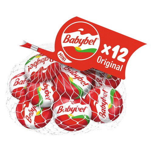 Babybel Lactose-Free Mini Semi Soft Cheese Original 12 x 20 g