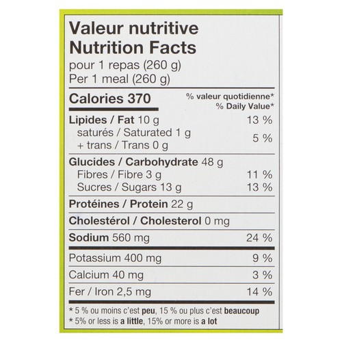 Commensal Frozen Dinner Chinese Stir-Fry 260 g
