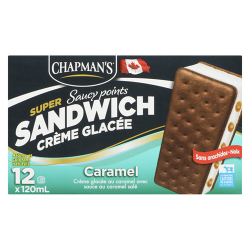 Chapman's Saucy Super Sandwich Caramel 12 x 120 ml