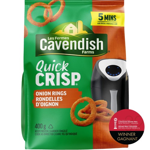 Cavendish Farms Quick Crisp Frozen Onion Rings 400 g