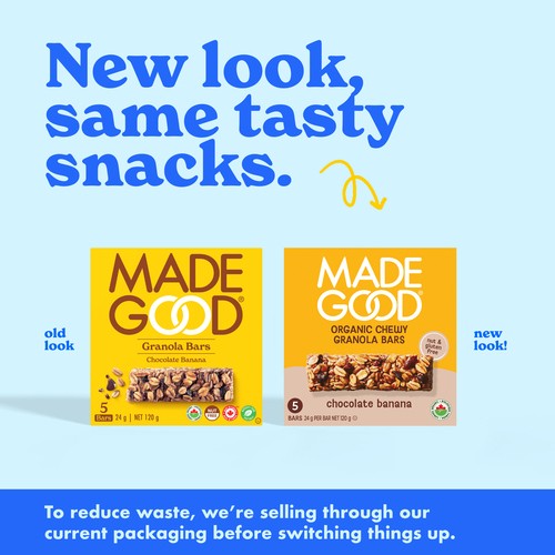 MadeGood Granola Bars Chocolate Banana 5 x 24 g