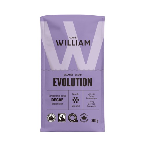 Café William Coffee Decaf Medium Roast Ground Evolve 300 g