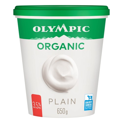 Olympic Organic 3.5% Yogurt Plain 650 g