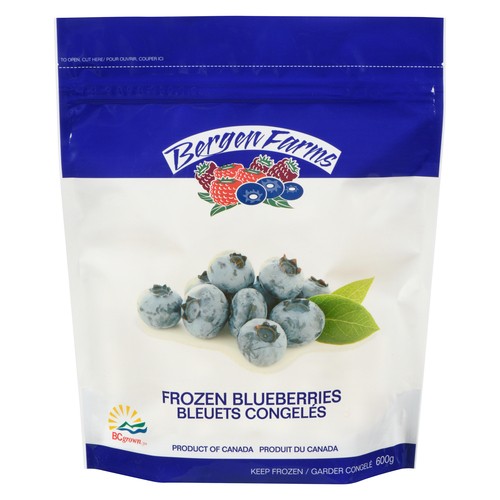 Bergen Farms Frozen Blueberries 600 g