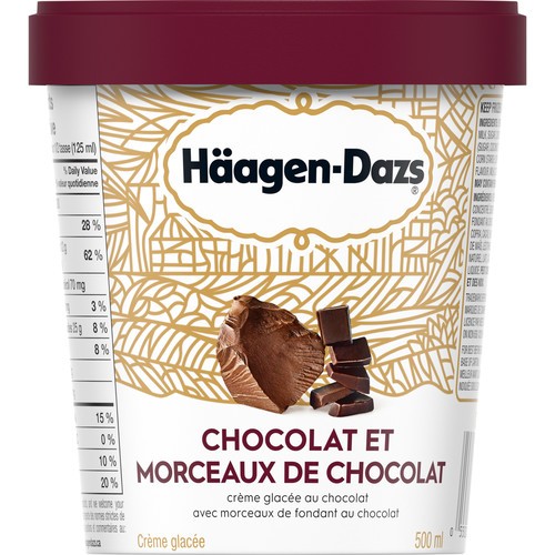 Häagen-Dazs Chocolate Ice Cream Chocolate Chunk 500 ml