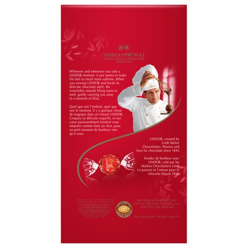 Lindt Lindor Milk Chocolate Truffles Bag 150 g