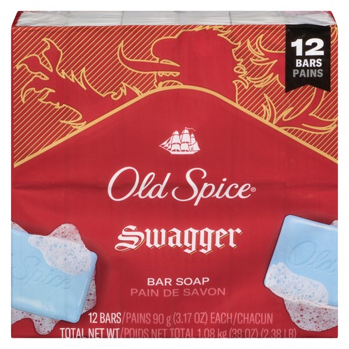 Old Spice Bar Soap Swagger 12 Count 1.08 kg