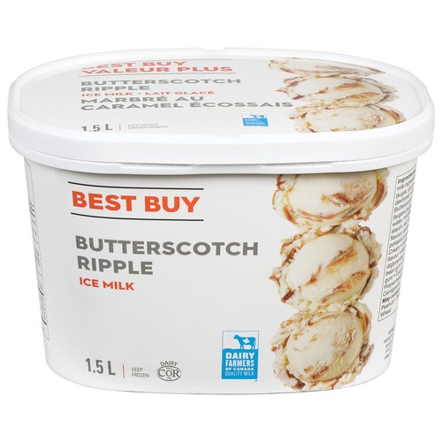 BestBuy Ice Milk Butterscotch Ripple 1.5 L