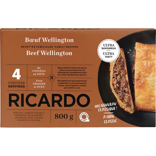 RICARDO Frozen Beef Wellington 800 g