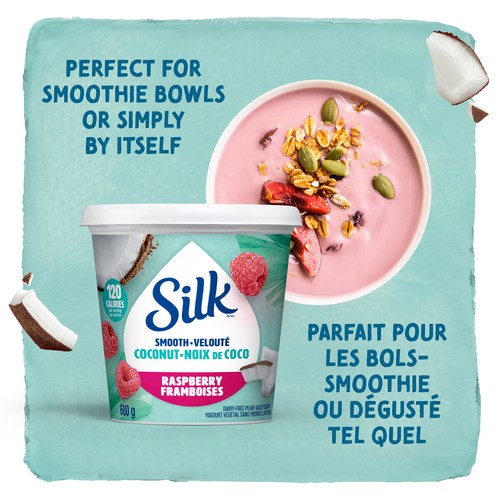 Silk Dairy Free Yogurt Raspberry 680 g