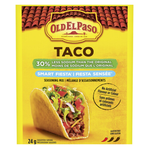 Old El Paso Taco Seasoning Mix Smart Fiesta 24 g