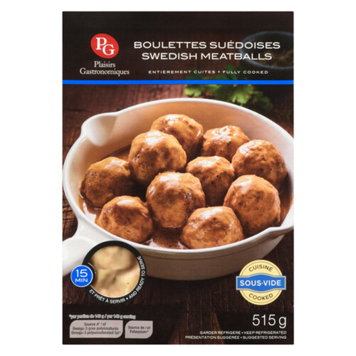 Plaisirs Gastronomiques Swedish Meatballs Pork 515 g