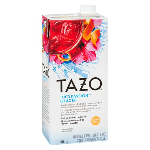 Tazo Iced Passion Tea Concentrate 946 ml