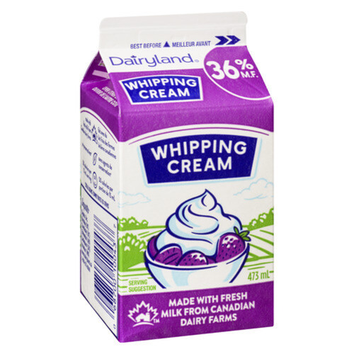 Dairyland 36 Whipping Cream 473 ml Voilà Online Groceries & Offers